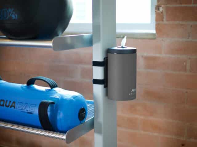 Hygenix Gym Wipe Dispenser-Steel-Aktiv-1-WP